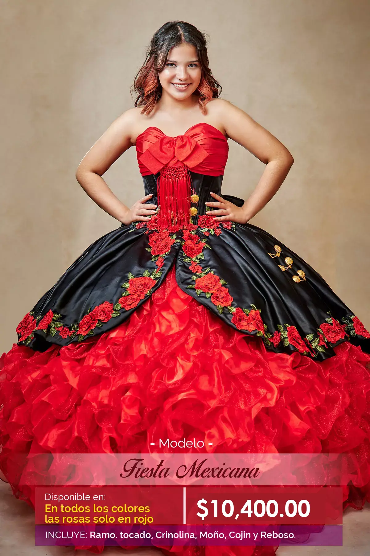 Vestido de quince años Fiesta Mex
