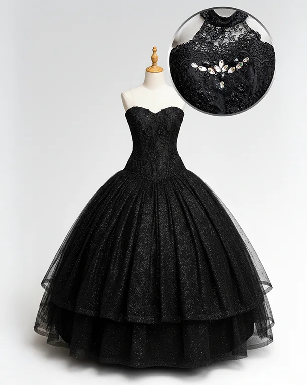 Renta de vestido de 15 años color negro