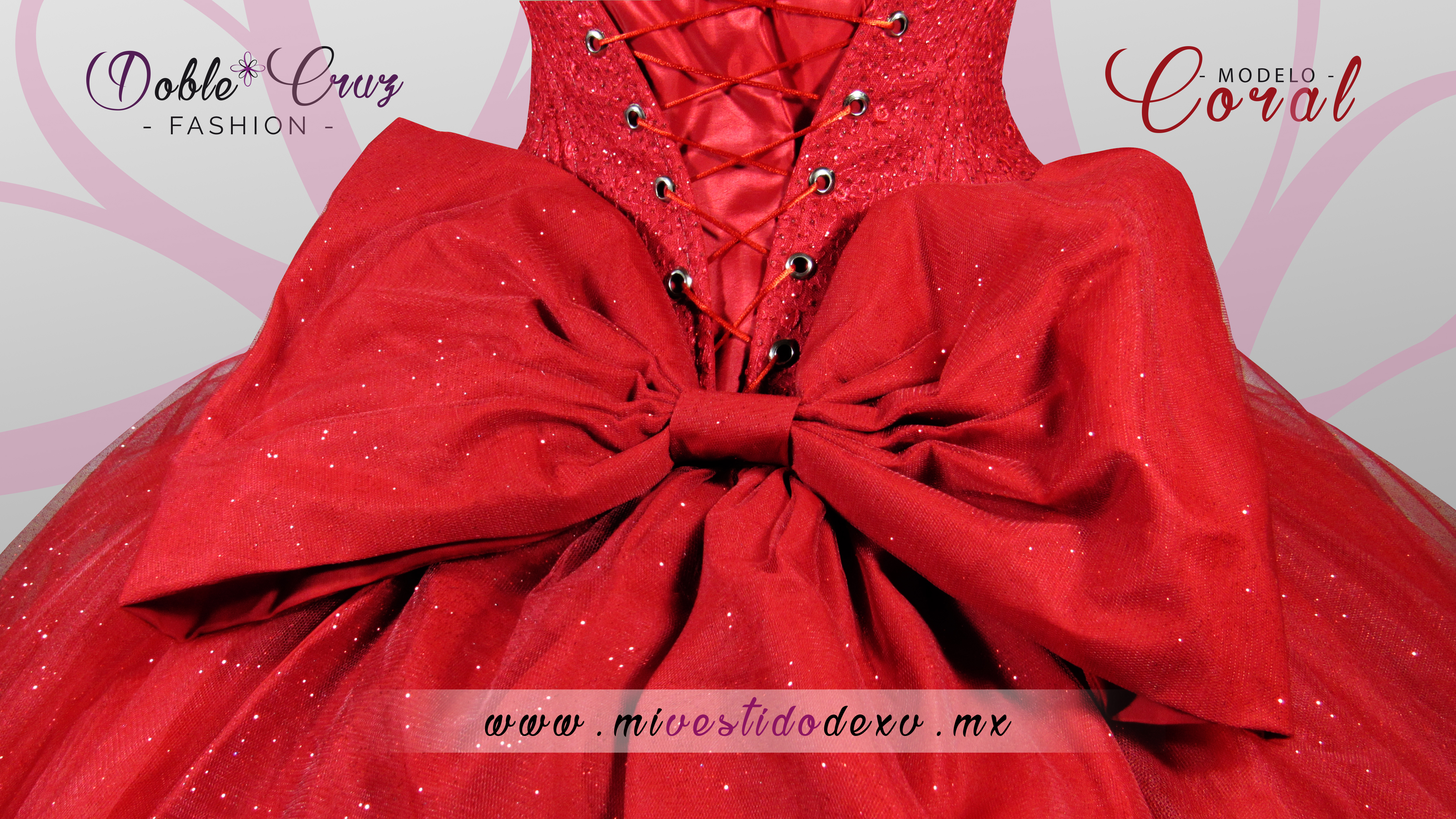Vestidos de Quinceñera Modernos Color Rojo CDMX